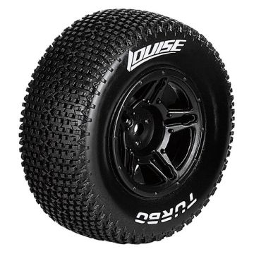 Louise RC SC-Turbo 1/10 Super Soft Slash Rear / Slash 4x4 Wheels & Tyres (Pair)