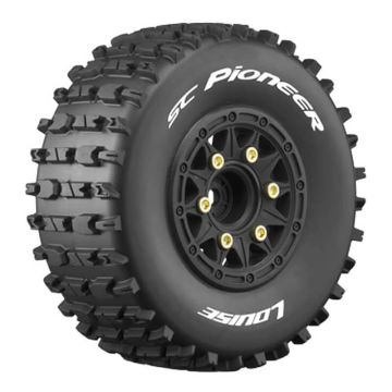 Louise RC Sc-Pioneer 1/10 Tyre /Black Rim Hex 12,14,17mm