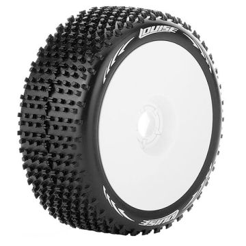 Louise RC B-Hornet 1/8 Soft (17mm Hex) Wheels & Tyres (Pair)