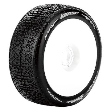 Louise RC B-Phantom 1/8 Soft (17mm Hex) Wheels & Tyres (Pair)