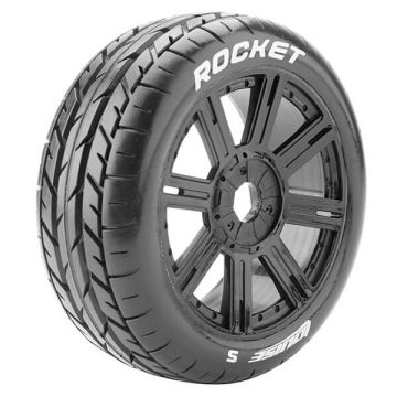 Louise RC B-Rocket 1/8 Soft (17mm Hex) Wheels & Tyres (Pair)