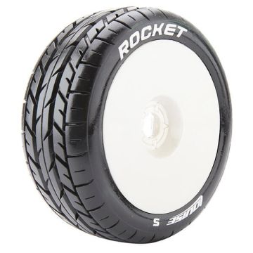 Louise RC B-Rocket 1/8 Soft (17mm Hex) Wheels & Tyres (Pair)