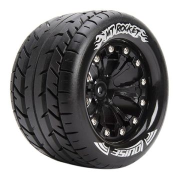 Louise RC MT-Rocket 1/10 Soft 0 ET EP Stampede 2 Wheels & Tyres (Pair)