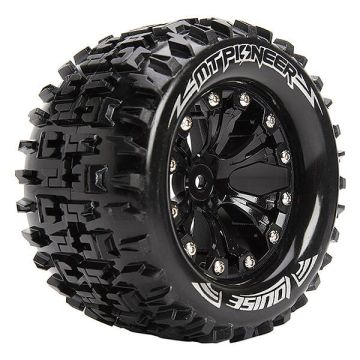 Louise RC MT-Pioneer 1/10 Soft 0 ET EP Stampede Wheels & Tyres (Pair)