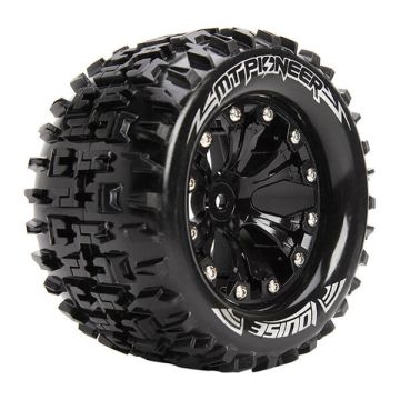 Louise RC MT-Pioneer 1/10 Soft (Bearing) GP Jato 2WD F Wheels & Tyres (Pair)