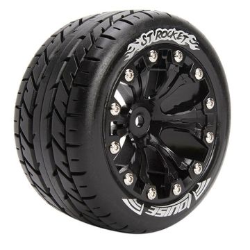 Louise RC ST-Rocket 1/10 Soft 0 ET EP Stampede 2 Wheels & Tyres (Pair)