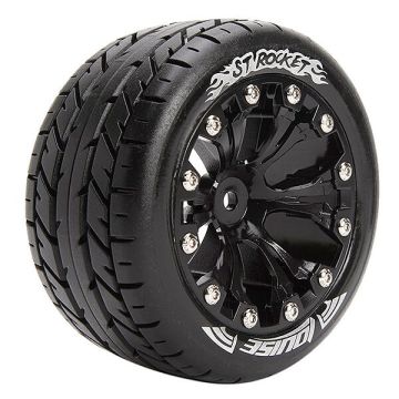Louise RC ST-Rocket 1/10 Soft 1/2 ET GP Jato 2WD Wheels & Tyres (Pair)