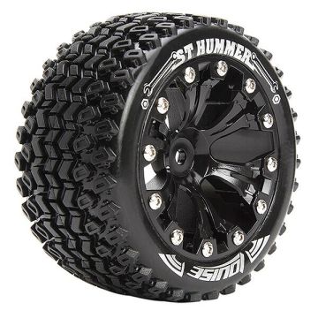 Louise RC ST-Hummer 1/10 Soft 0 ET EP Stampede 2 Wheels & Tyres (Pair)