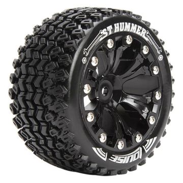 Louise RC ST-Hummer 1/10 Soft (14mm Hex) Arrma Granite Wheels & Tyres (Pair)