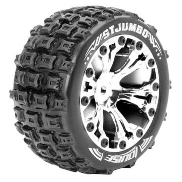 Louise RC ST-Jumbo 1/10 Soft 1/2 ET GP Jato 2WD Wheels & Tyres (Pair)