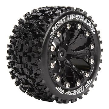 Louise RC ST-Uphill 1/10 Soft GP Jato 2WD Front (Bearing) Wheels & Tyres (Pair)