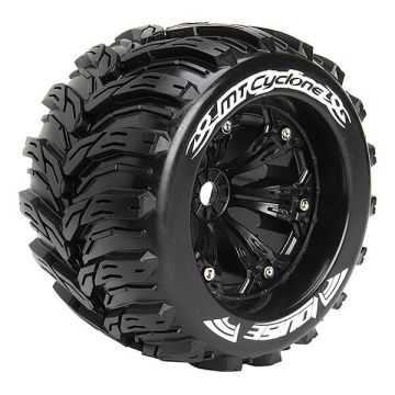 Louise RC MT-Cyclone 1/8 Spor T 0 ET EP E-Maxx Front Wheels & Tyres (Pair)