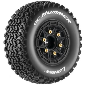 Louise RC Sc-Hummer 1/10 Soft 12,14,17mm Hex Fr Black