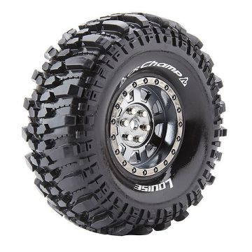 Louise RC CR-Champ 1/10 Super Soft (12mm Hex) Wheels & Tyres (Pair)