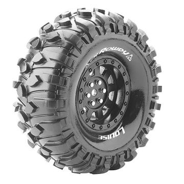 Louise RC CR-Rowdy 1/10 Super Soft (12mm Hex) Wheels & Tyres (Pair)