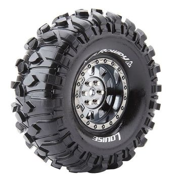 Louise RC CR-Rowdy 1/10 Super Soft (12mm Hex) Wheels & Tyres (Pair)