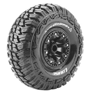 Louise RC CR-Griffin 1/10 Super Soft (12mm Hex) Wheels & Tyres (Pair)
