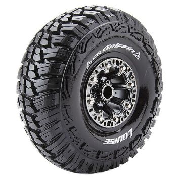 Louise RC CR-Griffin 1/10 Su Persoft (12mm Hex) Wheels & Tyres (Pair)