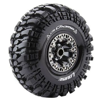 Louise RC CR-Champ 1/10 Super Soft (12mm Hex) Wheels & Tyres (Pair)