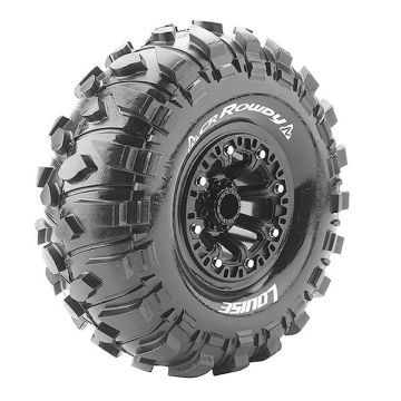 Louise RC CR-Rowdy 1/10 Super Soft (12mm Hex) Wheels & Tyres (Pair)