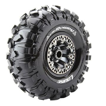 Louise RC CR-Rowdy 1/10 Super Soft (12mm Hex) Wheels & Tyres (Pair)