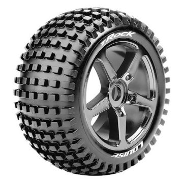 Louise RC T-Rock 1/8 0 ET Wheels & Tyres (Pair)
