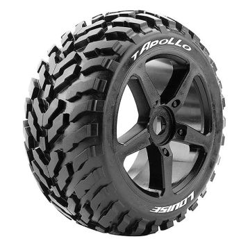 Louise RC T-Apollo 1/8 Soft 0 ET Wheels & Tyres (Pair)