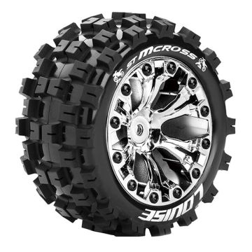Louise RC ST-Mcross 1/10 Soft 1/2 ET GP Jato 2WD Wheels & Tyres (Pair)