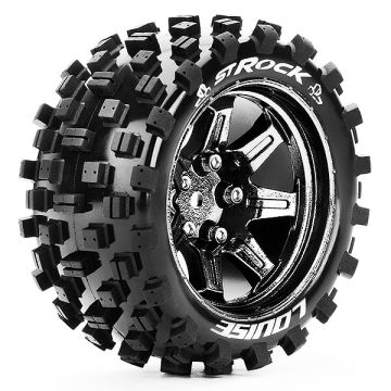 Louise RC ST-Rock 1/10 Soft Arrma Granite (14mm Hex) Wheels & Tyres (Pair)