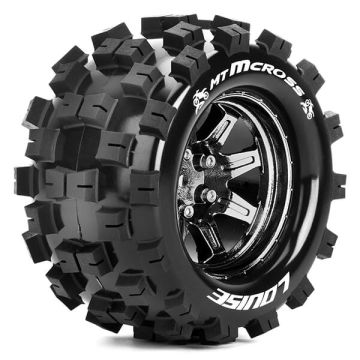 Louise RC MT-Mcross 1/10 Soft (14mm Hex) Arrma G Wheels & Tyres (Pair)