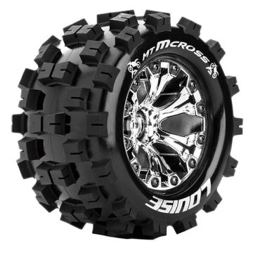 Louise RC MT-Mcross 1/10 Soft 1/2 ET GP Jato 2WD Wheels & Tyres (Pair)