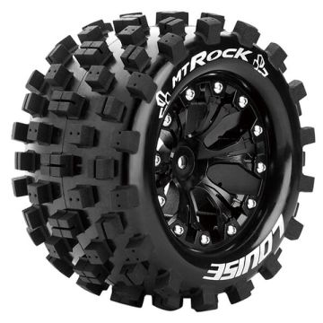 Louise RC MT-Rock 1/10 Soft 0 ET EP Stampede 2WD Wheels & Tyres (Pair)