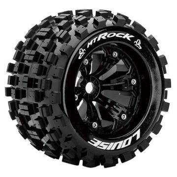 Louise RC MT-Rock 1/8 Sport 0 ET EP E-Maxx Front & Wheels & Tyres (Pair)