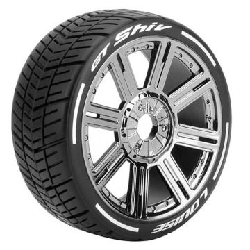 Louise RC GT-Shiv 1/8 Super Soft (17mm Hex) Wheels & Tyres (Pair)