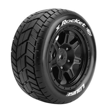 Louise RC X-Rocket Arrma Kraton 8S (24mm Hex) Wheels & Tyres (Pair)