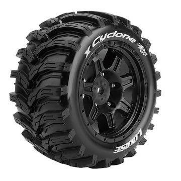 Louise RC X-Cyclone Arrma Kraton 8S (24mm Hex) Wheels & Tyres (Pair)