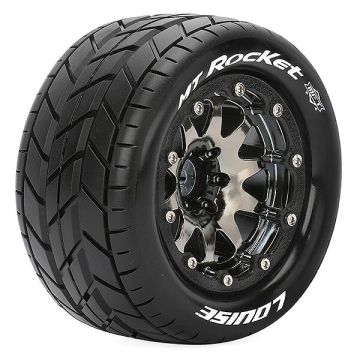 Louise RC MT-Rocket 1/10 Soft (14mm Hex) Arrma Granite Wheels & Tyres (Pair)