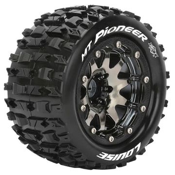 Louise RC MT-Pioneer 1/10 Soft Beadlock 0 ET (12mm Hex) Wheels & Tyres (Pair)
