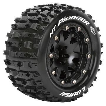 Louise RC MT-Pioneer 1/10 Soft Beadlock 1/2 ET (12mm Hex) Wheels & Tyres (Pair)