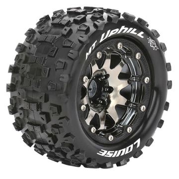 Louise RC MT-Uphill 1/10 Soft Beadlock 1/2 ET (12mm Hex) Wheels & Tyres (Pair)
