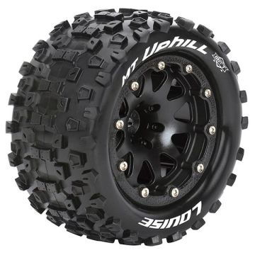 Louise RC MT-Uphill 1/10 Soft Beadlock 1/2 ET (12mm Hex) Wheels & Tyres (Pair)