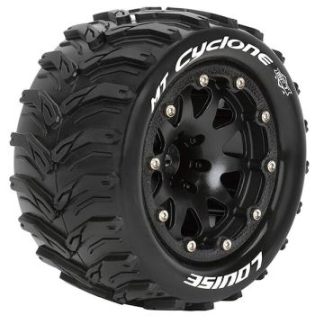 Louise RC MT-Cyclone 1/10 Soft (14mm Hex) Arrma Granite Wheels & Tyres (Pair)