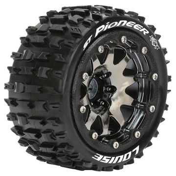 Louise RC ST-Pioneer 1/10 Soft Beadlock 1/2 ET (12mm Hex) Wheels & Tyres (Pair)