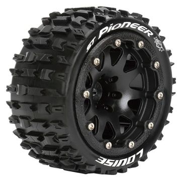 Louise RC ST-Pioneer 1/10 Soft Beadlock 1/2 ET (12mm Hex) Wheels & Tyres (Pair)