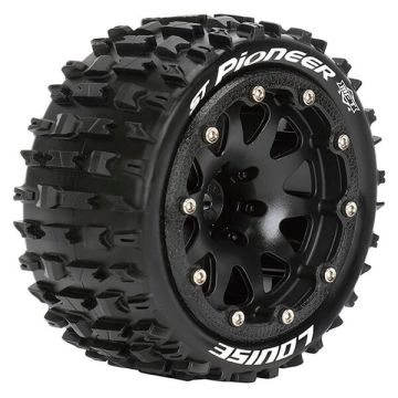 Louise RC ST-Pioneer 1/10 Soft (14mm Hex) Arrma Granite Wheels & Tyres (Pair)