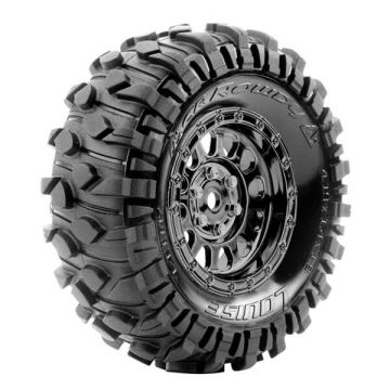 Louise RC CR-Rowdy 1/10 Super Soft (12mm Hex) Wheels & Tyres (Pair)