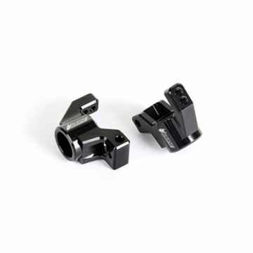 Louise RC Aluminium Rear Hubs (Black) (2)
