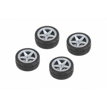 Louise RC 1/10 Tyres 5 Spoke Wheel-Gray(26mm)