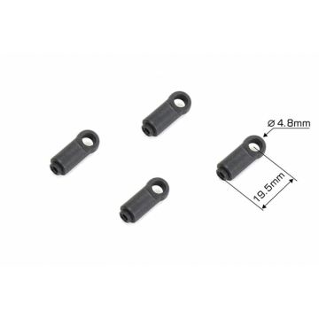 Louise RC Rally Rear Shock Ball End(19.5mm)4pcs