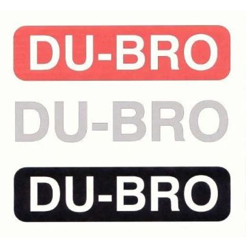 Dubro 2.5in Diameter Treaded Light Wheels (1 pair per card)